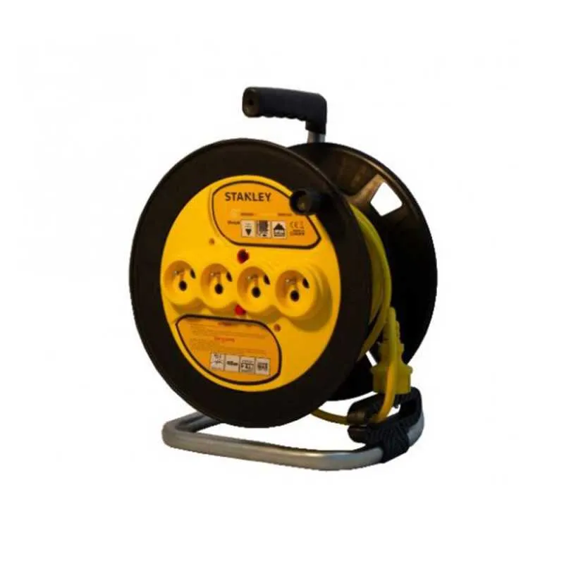 [C001] Enrouleur de câble 25m IP44 STANLEY