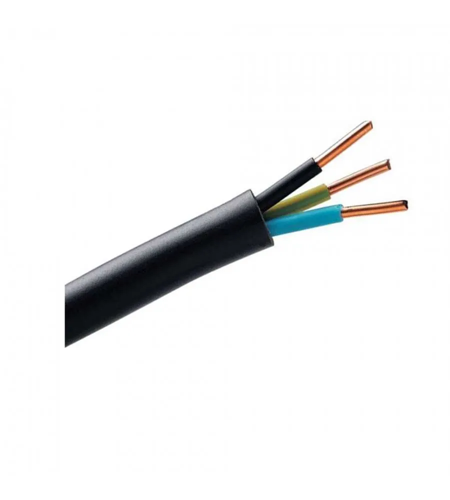 [C0011] Câble rigide RO2V 3G1.5mm² noir