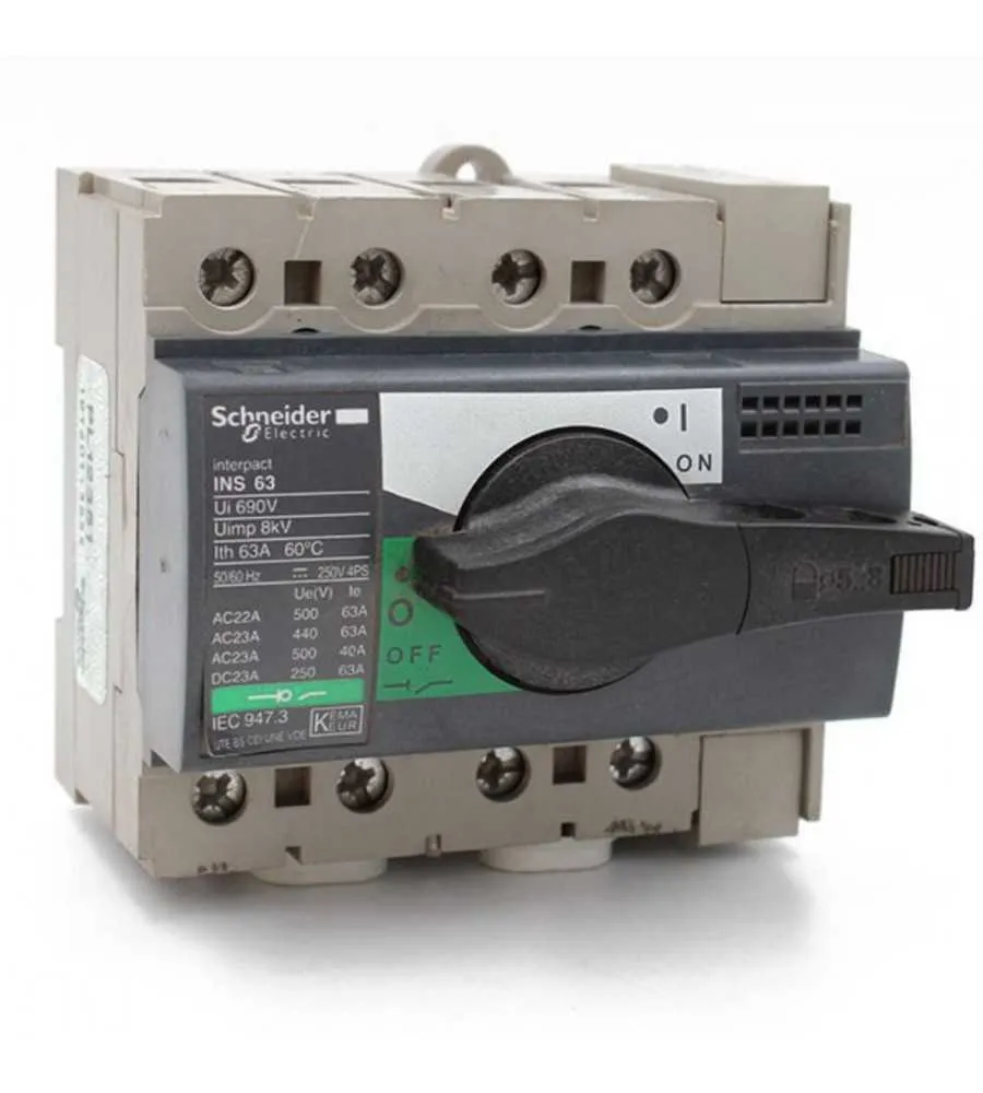 [SEC001] Interrupteur sectionneur Interpact INS 63A-4P NRS