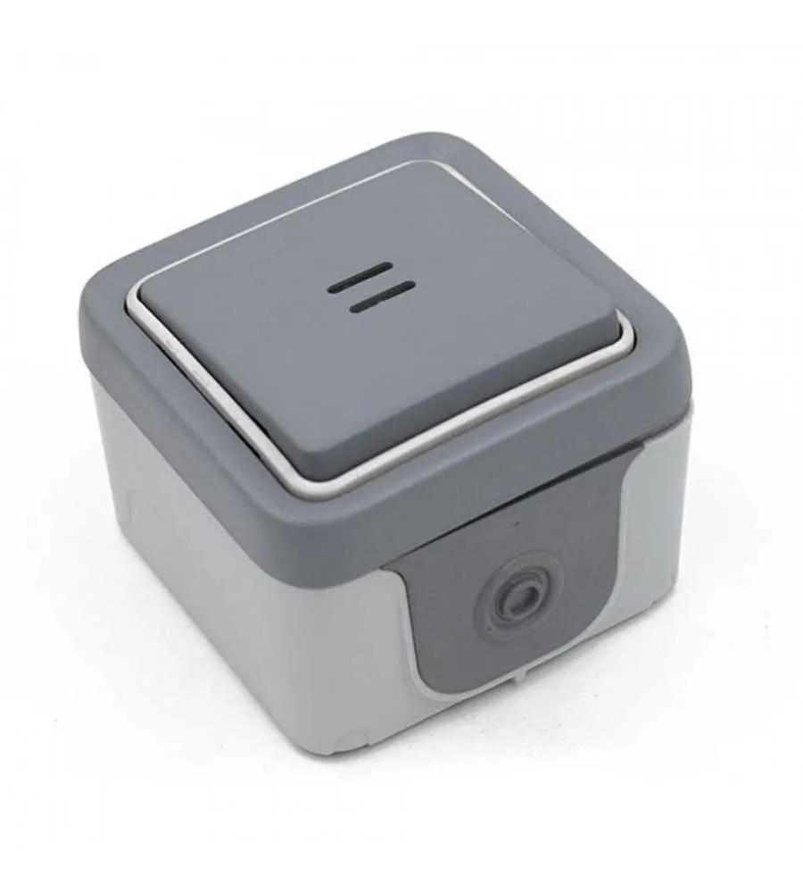 [BOUTON POUSSOIR ETANCHE PLEXO] Bouton Poussoir étanche plexo à  voyant lumineux