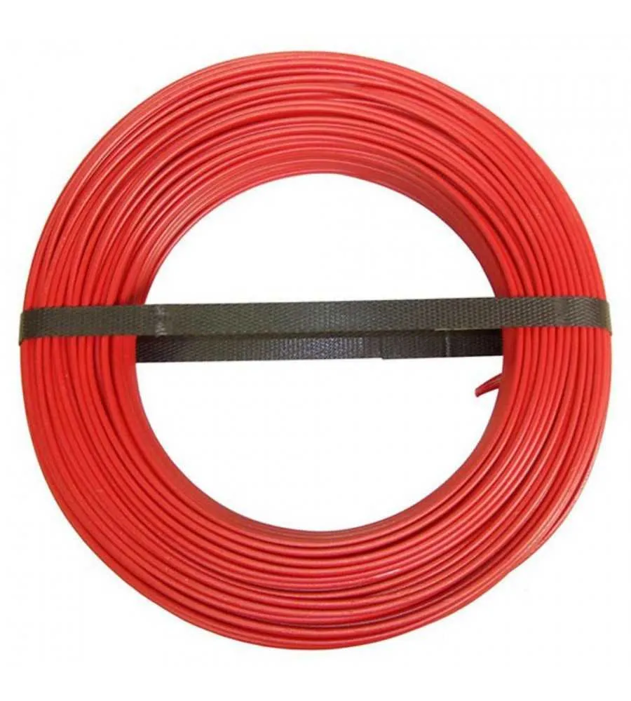 Cable isolé souple 2.5mm² rouge (100ml)