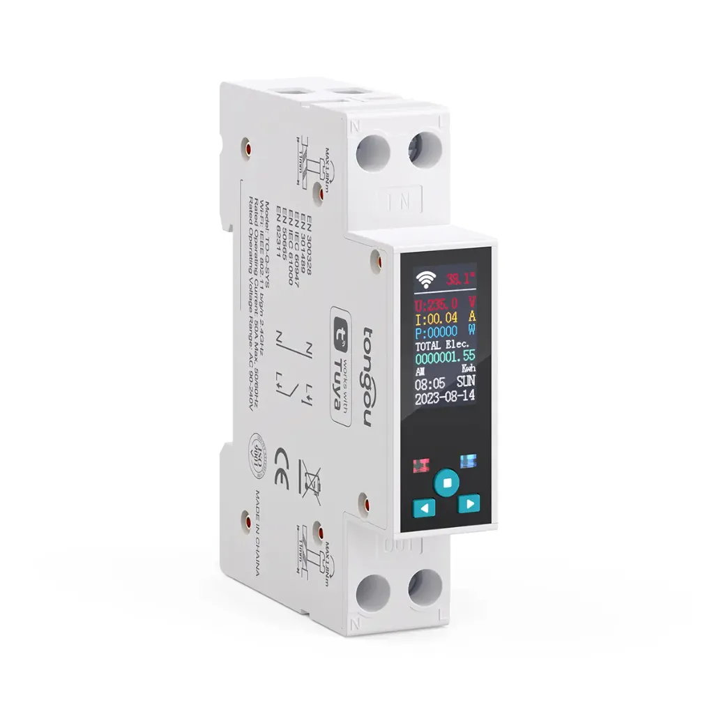 Compteur intelligent à rail DIN monophasé